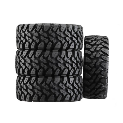 FBIL-4 peças 64 mm 1,33 polegadas Rodas de borracha super macia para 1/