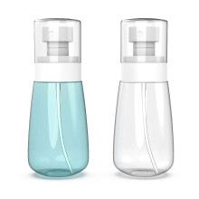 Pack 2 Small Spray Bottle Travel Size 2oz/60ml Reusable Plastic Bottles for Essential Oils, Perfume for Liquid