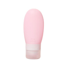 Silicone Travel Bottle Empty Refillable for Cosmetic Body Wash Conditioner Pink