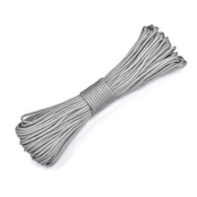 550lbs Diameter 4mm 9 Core Braided Nylon Umbrella Rope For Jungle Outdoor Camping Clothesline (grey