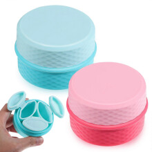 2 Pcs Travel Containers for Toiletries Small Portable Leak-proof Travel Jars for Creams Cosmetic Storage Pots