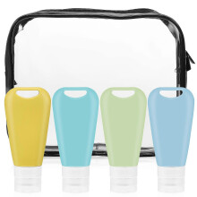 4pcs Travel Size Bottles Small Travel Containers Refillable Empty Travel Bottles 90ml