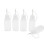 5x 15ml Empty Plastic Squeezable Liquid Dropper Bottles Needle Tip White Cap 3