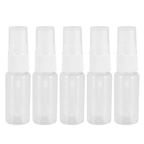 5Pcs Beauty parent Plastic Perfume Empty Spray Bottle Small Travel Bottle with Fine Spray Bottl