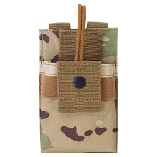 Mini Radio Holder Holster Tactic Walkie Talkie Pouch Case Interphone Storage Bag for Outdoor Militaries Hunting Campin
