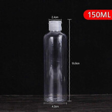 Transparent Empty Spray Bottles For Travel Shampoo Cosmetic Lotion Container Small