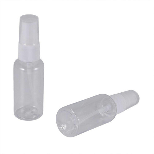 36Pcs 30Ml/1Oz Mini Fine Mist Bottles Refillable Bottles Small Empty Clear Plastic Travel Size Bottl