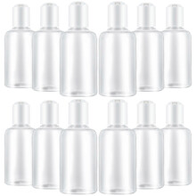 12pcs Refillable Travel Bottles with Caps for Shampoo, Dispenser, Cream, Skincare, Essential Oils, Lotion – Leak Proof Press Bottles for Portable
