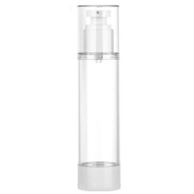 15-100ml Clear Airless Cosmetic Cream Pump Bottle Empty Travel Size Dispenser Refillable Containers