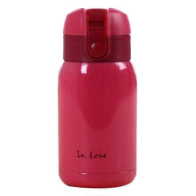 mini Stainless Steel Big belly thermos bottle(rose red)