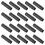 25pcs 5g Empty Plastic Lip Balm Tubes Containers Lip Gloss Storage Container (Black) 2