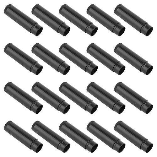 25pcs 5g Empty Plastic Lip Balm Tubes Containers Lip Gloss Storage Container (Black) 1