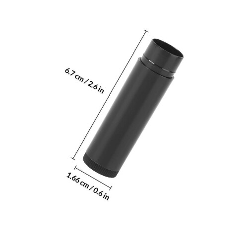 25pcs 5g Empty Plastic Lip Balm Tubes Containers Lip Gloss Storage Container (Black) 2