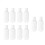 Squeeze Pointed Bottle 10Pack Practical Design 30ml Square White HDPE For Athletes Storage 1