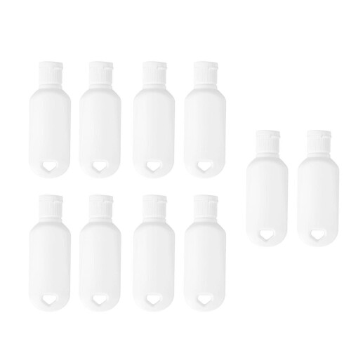 Squeeze Pointed Bottle 10Pack Practical Design 30ml Square White HDPE For Athletes Storage