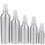 Portable Perfume Spray Bottle Hand Container Travel Use Silver Finish 150ML Refillable 5Pcs 1