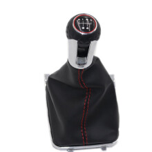 Lederen schakelhendel voor versnellingspook in VW Golf 7, A7, MK7 of GTI