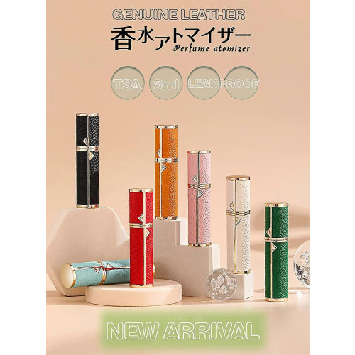Portable Refillable Empty Perfume Bottle, Travel Size Mini Cologne Atomizer Spray, 5ml, White 2