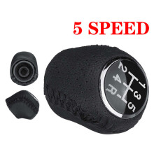5/6 versnellingspookknop van PU voor het schakelen in de auto