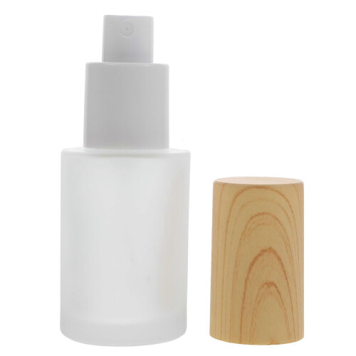 Spray Bottles for Perfume Round Top Storage Essential Oil Container Light Yellow 30ml 1Pack 2