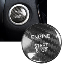 1pc Carbon Fiber ABS Car Engine Start/Stop Button