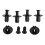 50pcs Plastic Rivets Push Car Clips Door Panels 1