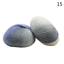 (copper) Household 1 Roll Soft Wool Crochet Baby Yarn Baby Knit Wool Yarn Knitting Rainbow Yarn Knitting Yarn