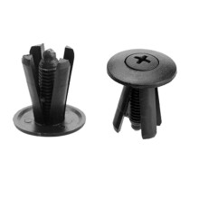 50pcs/lot black universal bumper door bumper plastic press