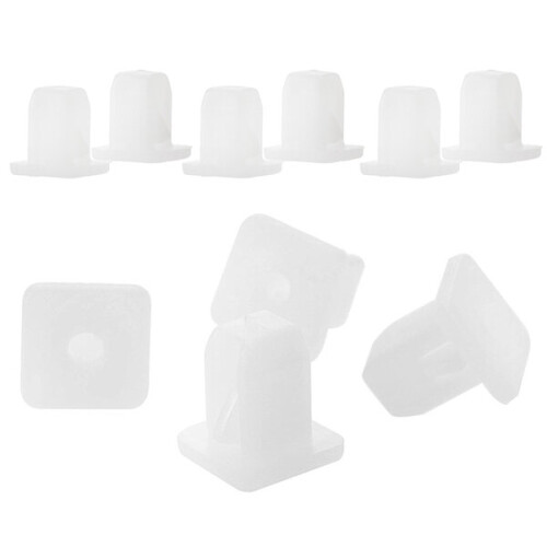 50/100 pcs Car Panel Clip Mounting Clip 10mm Square