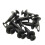 50X Plastic Rivet Easy to Use Stabilizing Fastener 1