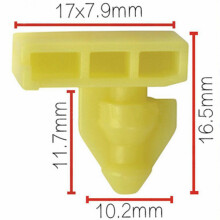 20pcs Outer wheel mounting bolts Fender molding clips Nissa