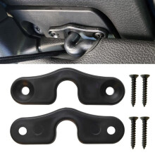 2 pcs Black Car Sun Visor Fastener Clip J