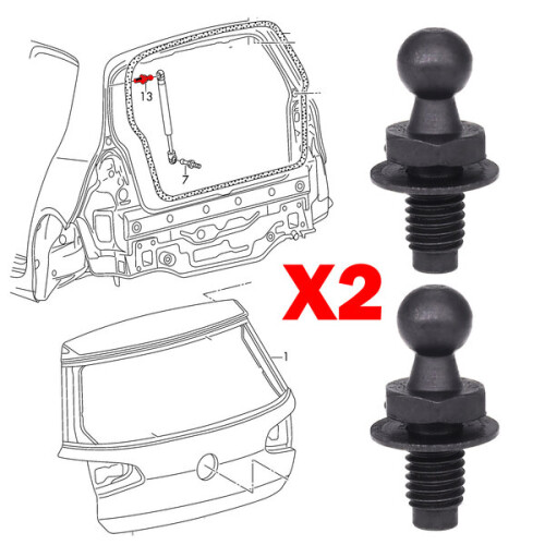 2X για VW Golf MK3 MK4 MK5 MK6 MK7 Μπότα καπό κουνελιού