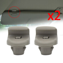 2X Interior Sun Visors Mounting Hook Holder Bracket