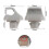 2 pcs Car Sun Visor Clip Holder 88217-S04-0 1