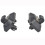 2 pcs. Inner sun visor hook clips for Audi A1 A3 A4 A5 1