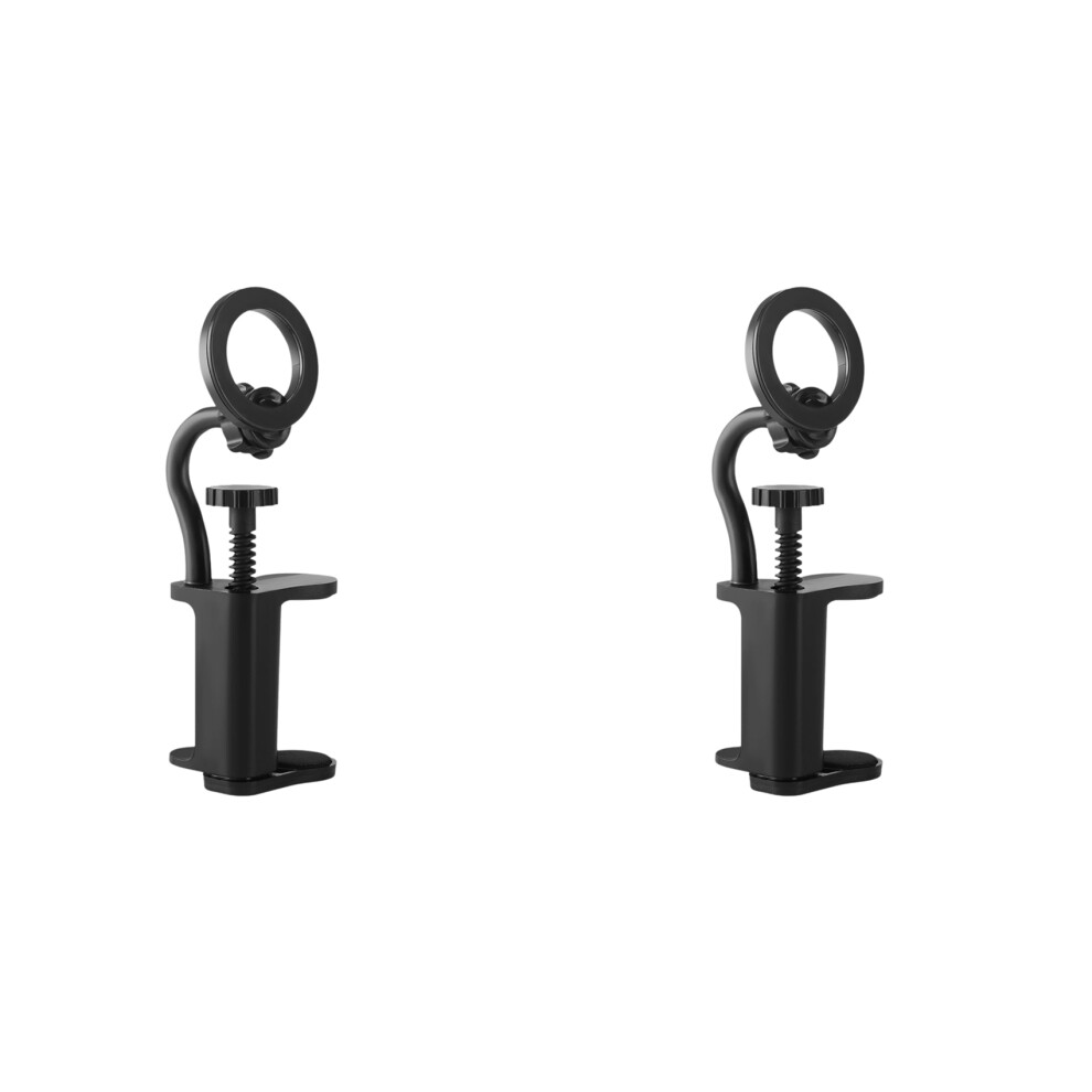 2X Magnetic Guitar Phone Holder Adjustable Guitar Mount Sheet Music Holder Stand Clamp For 6-8.8Cm Thick Guitars Ukulele 4713206260265