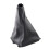 Schaltknaufmanschette aus Chrom und Leder 1