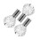 Perfume Atomizer Leakproof Sprayer Travel Refillable Bottle 3Pcs White Silver Cap 15ml 4