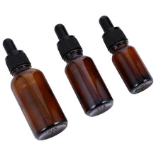 Essential Oil Bottle Glass Dropper for Storage 9Pcs Brown Makeup Bottles