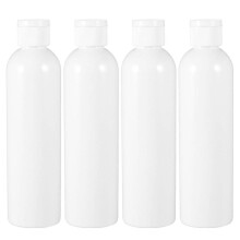Sub Bottle for Makeup Plastic Storage Bottles for Storage 8Pcs White Lid