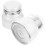 Travel Airless Pump Container 2Pcs Empty Cream Jar Refillable Cosmetic Accessory 7.9Cm White Multipurpose 1