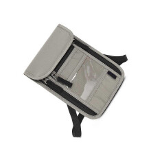 Nylon for Passport Bag Single Shoulder Zipper Transparent Travel Card Holder