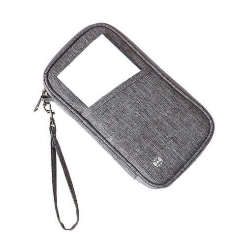 Travel Blocking Passport Document Organizer With Multiple Secure Pockets And Practical Oxford Fabric For Global Explorers