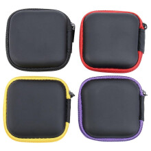 Earphones Holder Bag Multi-Use for Earphones Holding 8Pcs Black USB Organizer