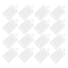 White Empty Squeeze Pouches Travel Lotion Bags for Storage Use 40Pcs