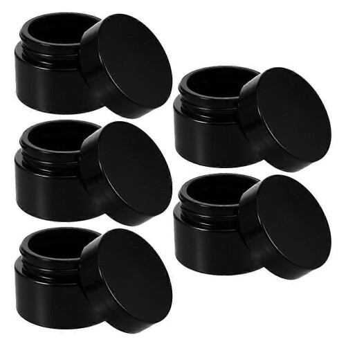 Face Cream Sub Bottle Glass Container for Travel 5Pcs Multipurpose Refillable Cosmetics
