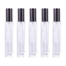 Empty Glass Perfume Spray Bottles Refillable for Storage 15Pcs Black Lid