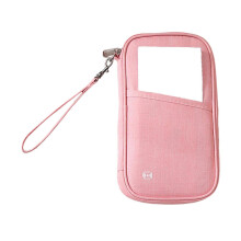 Thin Travel Essential Pouch With Dedicated Passport Slot And Card Capacity Blocking Wallet For Business Trip