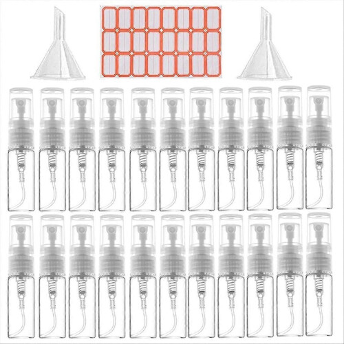 120Pcs 3ML Bottle Small Cosmetic Packing Atomizer Perfume Bottles Atomizing Liquid Container for Tra